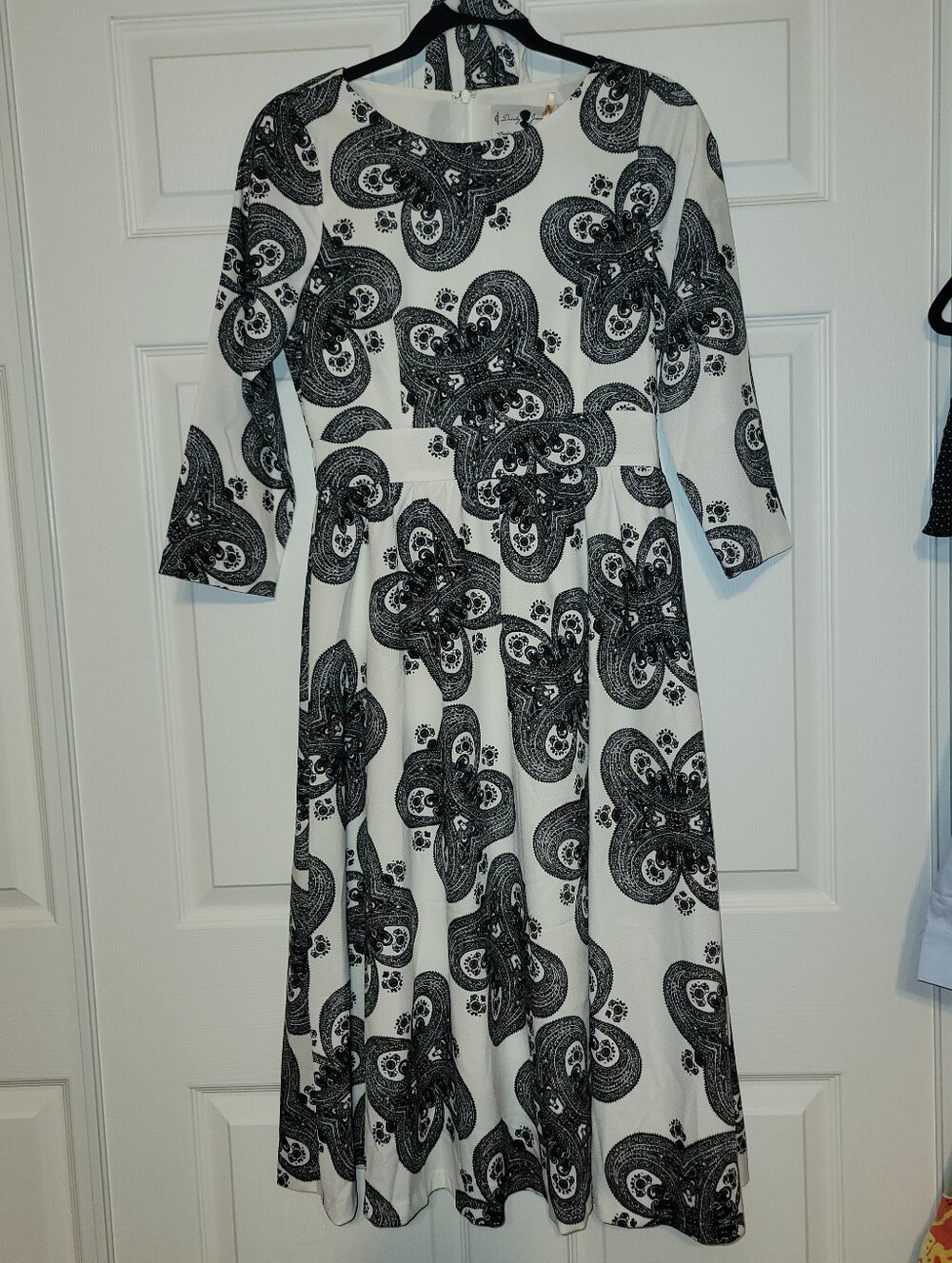 Dainty Jewells Black & White Midi Dress